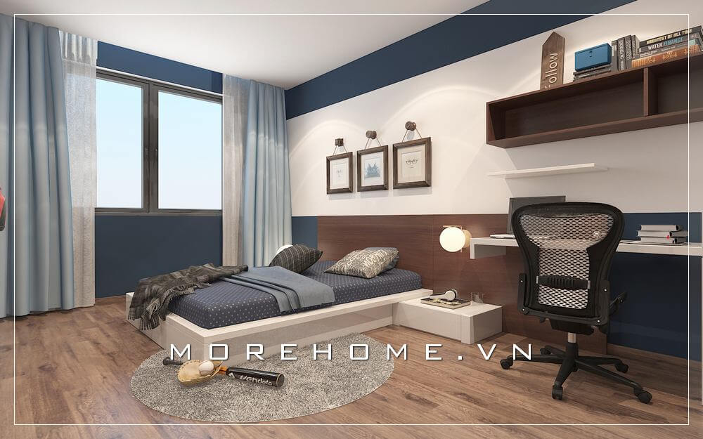 Giường ngủ gỗ bệt